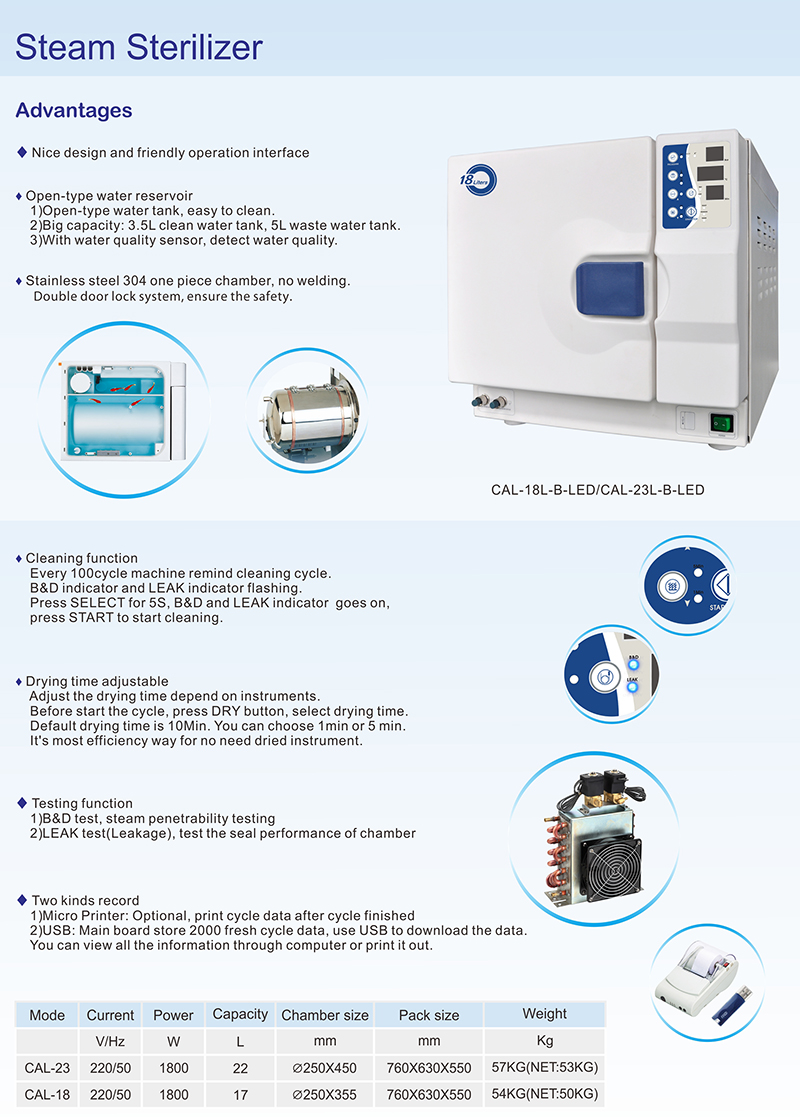 SDT-SS62 Steam Sterilizer